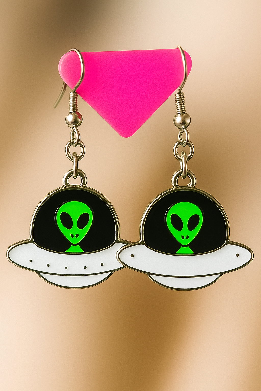UFO alien statement earrings